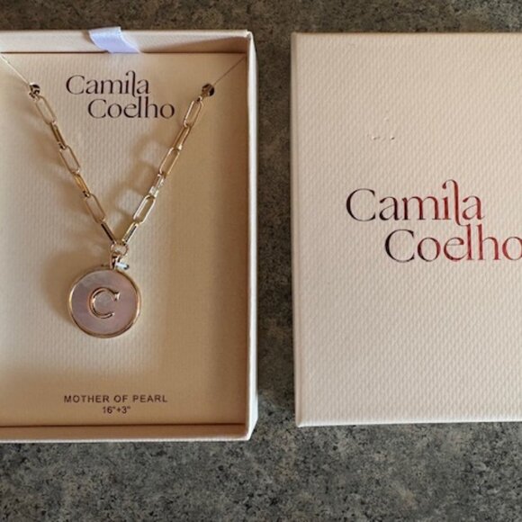 Camila Coelho Mother-of-Pearl Pendant - Brand New - Picture 2 of 3
